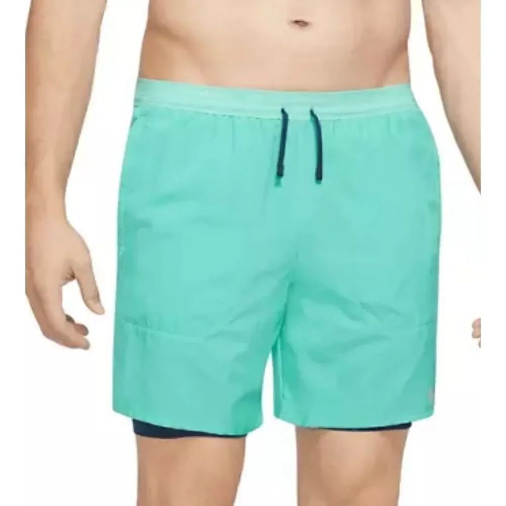 Nike NWT mens Lined Dri Fit 2 in 1 stride Athletic Training shorts Running XXL